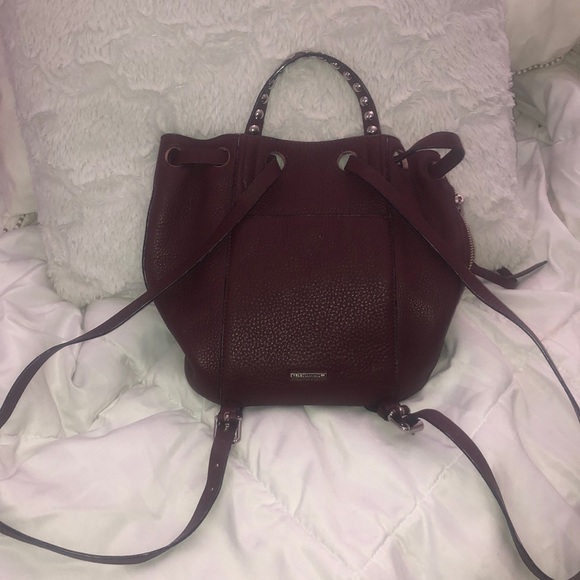 Rebecca Minkoff Maroon mini backpack - Picture 3 of 11